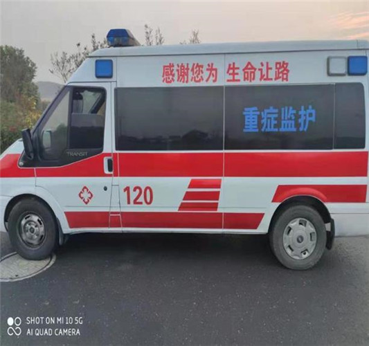 蓝田救护车出租服务案例3